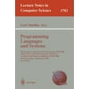 Programming Languages and Systems : 9th European Symposium on Programming, ESOP 2000 Held as Part of the Joint European Conferences on Theory and Practice of Software, ETAPS ..., Used [Paperback]