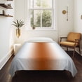 thumbnail image 4 of Gray Orange Tapestry for Bedroom Wall Hanging Tapestry, Modern Gradient Geometric Ceiling Backdrop Tapestries Poster Blanket Wall Decor for Teens Room Living Room Dorm 59" x 90", 4 of 8