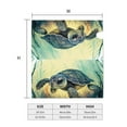 thumbnail image 5 of Fotbe Watercolor Turtle3 Mailbox Covers Post Letter Box Cover Garden Decor Standard Size-25.5x21 in, 5 of 9