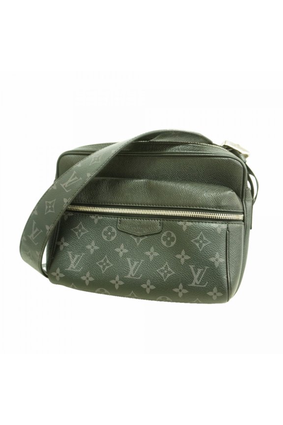 Pre-Owned Louis Vuitton Taigarama Outdoor PM Shoulder Bag M30233 Black Men's
