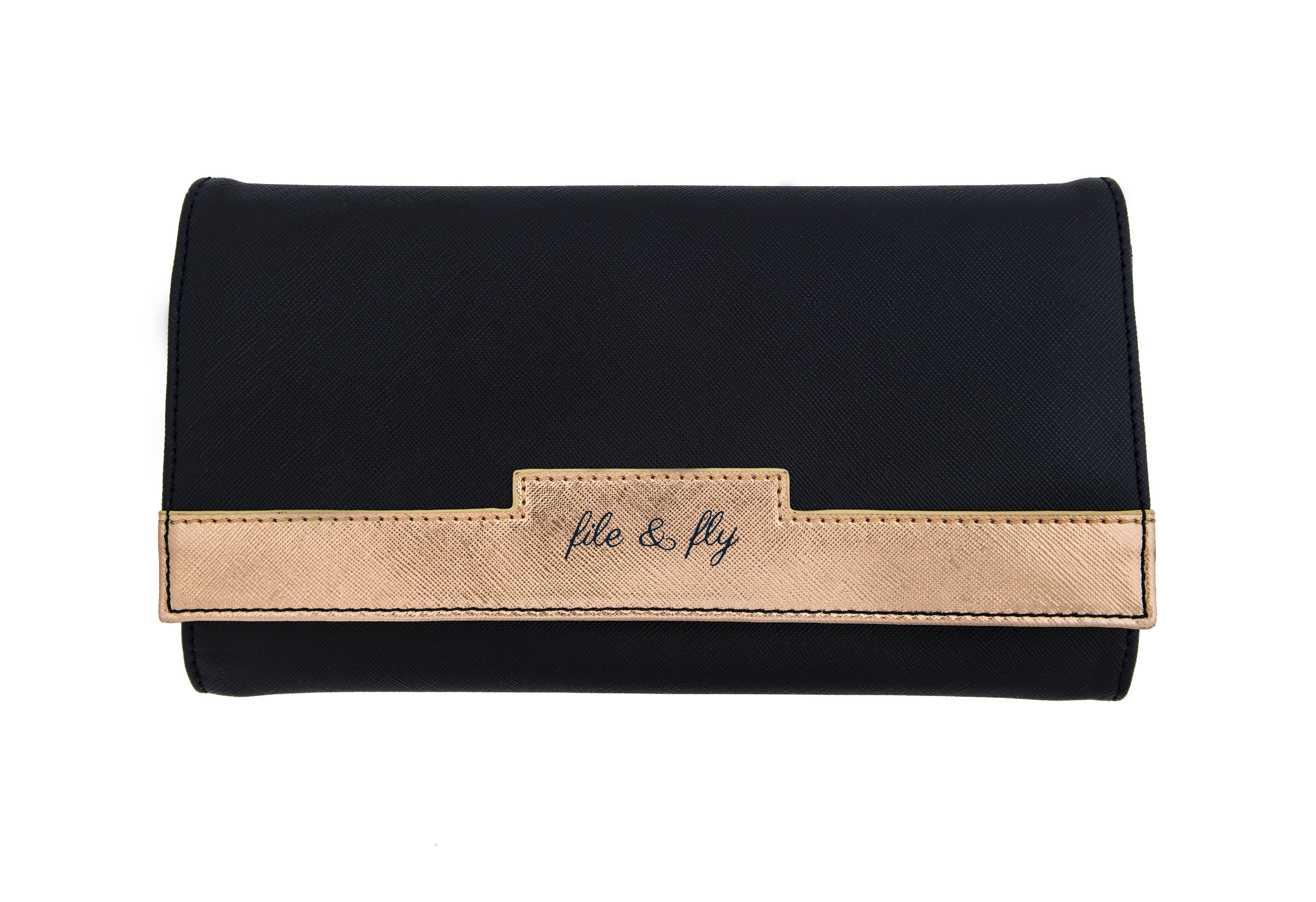 Miamica File & Fly Document Organizer (Navy)