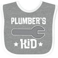 thumbnail image 3 of Inktastic Plumbers Kid Boys or Girls Baby Bib, 3 of 4
