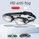thumbnail image 1 of Gafas de natación HD para adultos, gafas de natación antivaho, venta al por mayor, gafas para miopía, gafas de natación impermeables de silicona para hombres y mujeres, 1 of 5