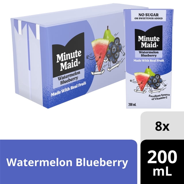 Minute Maid Watermelon Blueberry 8x200ml