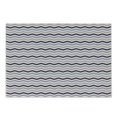 thumbnail image 1 of Eggplant Cutting Board, Sea Ocean Wave Inspired Zig Zag Image in Purple Tones Art Print, Decorative Tempered Glass Cutting and Serving Board, Small Size, Pale Pink Purple, by Ambesonne, 1 of 1