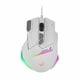 thumbnail image 1 of Mouse Gamer Getttech GPM-RGBWR-G1-WH Iluminación RGB, 7200 DPI Ajustable, 8 Botones Personalizables, Alámbrico 1.5M, color blanco, 1 of 7