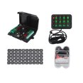 thumbnail image 1 of Circuit Control Relay System, 12 Gang Switch Panel 12V To 24V IP65 Waterproof RGB Style Multifunction  For Boat For SUV For UTV, 1 of 8