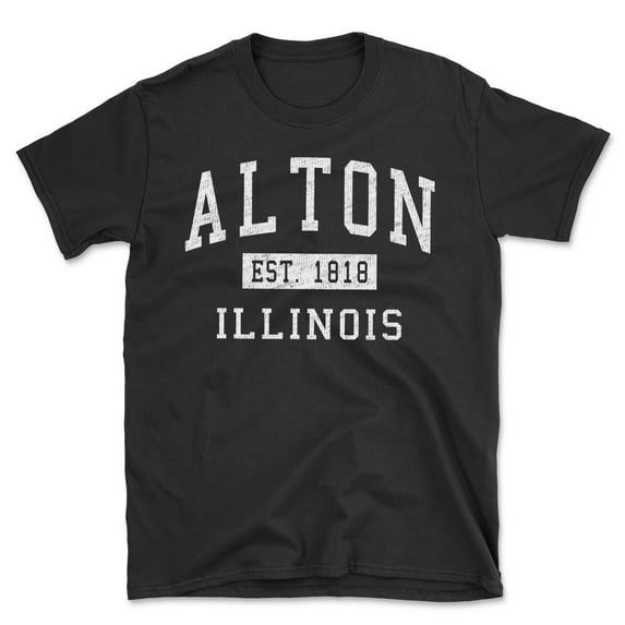 Alton Illinois Classic Established Men's Cotton T-Shirt