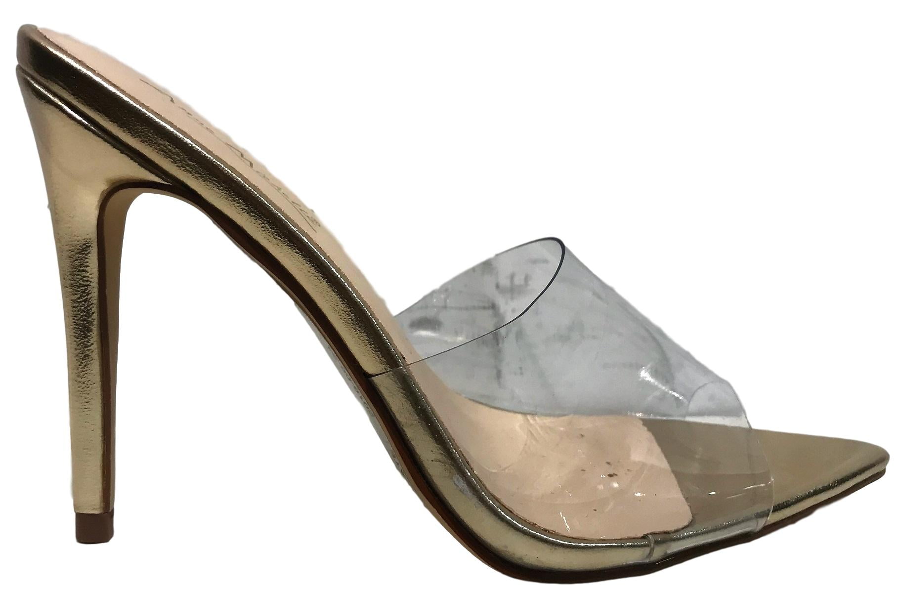 anne michelle gold heels