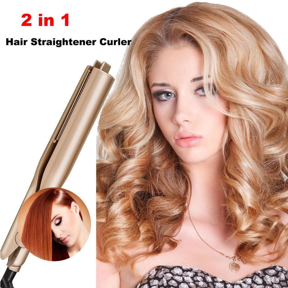 curling iron and straightener 2 in 1