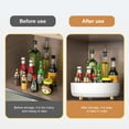 thumbnail image 4 of SHUWND Lazy Susan Turntable Spinner for Kitchen/Bathroom, Cupboards, or Counter Organizing, Fully Rotating Organizer for Food, 8.6" Round, 4 of 10
