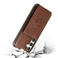 thumbnail image 2 of Allytechgroup Wallet Case for Galaxy S24 Plus, Retro PU Leather RFID Blocking Mangetic Cards Slots Shockproof Anti-Scratch Phone Case for Samsung Galaxy S24 Plus, Brown, 2 of 8