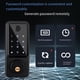 thumbnail image 2 of Cerradura de Seguridad Inteligente Tuya con Wifi, Código Digital, Huella Dactilar, Electrónica y Sensor de Puerta, Color Negro., 2 of 7