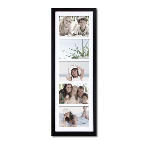 Adeco [PF0287] Decorative Black Wood Wall Hanging Picture Photo Frame