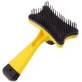thumbnail image 1 of Self Cleaning Slicker Brush, Gently Removes Loose Undercoat, for Small Medium & Large Dogs and Cats, 1 of 7