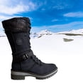 thumbnail image 3 of Zapatos De Invierno Para Mujer, Botas, Botines, Botas Impermeables Para Exteriores, Botas De Media Pantorrilla, Botas De Punta Redonda De Tacón Bajo, Botas De Punta Redonda Para Mujer Speravity AP006543-15, 3 of 6