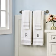 SKL Home Monogram Cotton Bath Towel, Q, White
