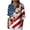 Beige, variant on Womens Patriotic Linen Shirts Long Sleeve Button Down Floral Shirt Tops Loose Holiday July 4th Outfits Blue, S