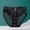 #0210-Black, variant on Women's Sheer Mesh Floral Embroidered Cheeky Panties, Cozy See Through Low Rise Butt Lifting Underwear, Breathable Back Crotchless Thong for Ladies. Gift