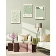 thumbnail image 4 of Green Botanical Framed Wall Art Set, 12x16in Matisse William Morris Canvas Prints,Minimalist Classic Plants Home Decor for Living Room Bedroom Bathroom Office, Set of 3, 4 of 7