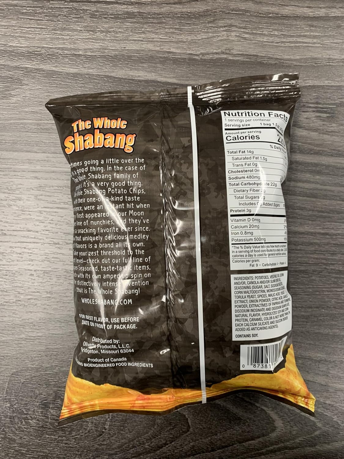 12 Pack  The whole  Chips 1.5oz Per Bag.