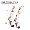 thumbnail image 4 of Rateoe Corgi Dog2 Compression Socks for Women and Men 20-30mmHg-Circulation Support Socks Knee High Nurse Pregnant Running Medical and Travel Athletic, 4 of 7