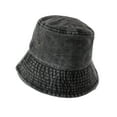 thumbnail image 2 of Ludlz Fisherman Hat Vintage Foldable Denim Simple Style Bucket Hat for Men, 2 of 8