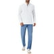 thumbnail image 2 of Inspire Chic Conjunto para Hombre Polo de Golf de Manga Larga con Botones Contrastantes y Bolsillo 2XL Blanco, 2 of 6