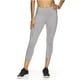thumbnail image 1 of Pantalones deportivos de compresión Reebok Highrise Capri para mujer, gris, pequeño, 1 of 6