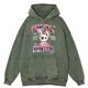 thumbnail image 2 of Sudadera con capucha retro desgastada con letras de dibujos animados de conejo y corazón dulce para hombre, sudadera informal holgada 100 % algodón, sudadera con capucha estilo hip hop, 2 of 5