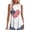 White-3, variant on Women 4th of July Patriotic Tank Tops USA Flag American Independence Day Shirts Memorial Day Tops