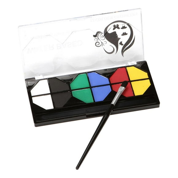de pintura facial 6 colores de pintura corporal facial Pintura facial segura para en Navidad Halloween Maquillaje de pintura facial D Yinane pintura corporal facial
