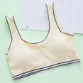 thumbnail image 6 of Gelikeya Girls Bras Size 14-16 Solid Color Bowknot Design Sports Bra Spaghetti Straps Breathable Cotton Bralette Adjustable Shoulder Underclothes(Tweens, Beige, 8-13 Years), 6 of 6