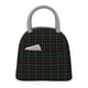 thumbnail image 1 of Balery Buffalo Plaid Dark Green Bolsa de Almuerzo para Mujeres, Caja de Almuerzo, Bolsa de Almuerzo Pequeña Impermeable, Tote de Almuerzo Reutilizable con Gran Capacidad, 1 of 6