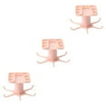 thumbnail image 1 of Bewildely Gancho giratorio autoadhesivo sin perforaciones con 6 ganchos, lazos, perchas para bolsas, estante de cocina para ropa, bolso, llaves, Type3 NO3, 1 of 6