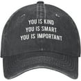 thumbnail image 2 of Never Quit Baseball Cap Golf Dad Hat Adjustable Unconstructed for Men Women One Size X Large, 2 of 8