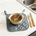 thumbnail image 2 of 5Pcs Kitchen Pot Holders Set Heat Resistant Pure Cotton Potholders Kit Trivets Large Coasters Hot Pads Pot Holders for Everyday Cooking and Baking by 7.1 x 7.1 Inch, 2 of 6