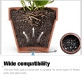 thumbnail image 2 of Wweixi 200 Pieces/Set Flower Pot Bottom Grid Pad Replacement Plant Bonsai Planter Polyester Mesh Mat Gardening Accessory, 2 of 6