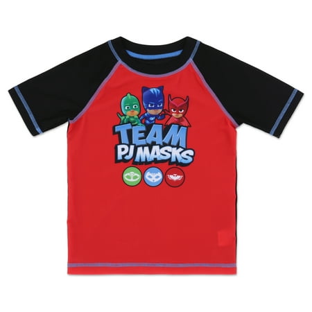 PJ Masks Rashguard Swim Top (Toddler Boys)