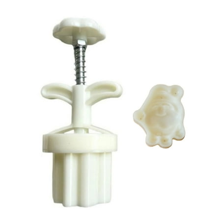 

SIEYIO 30g Plastic Mooncake Stamp Christmas Series Mooncake Mold Hand Press Gadget