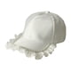thumbnail image 2 of Gorra de béisbol femenina, transpirable, para vacaciones de verano, picnic al aire libre. Blanco, 2 of 9