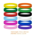 thumbnail image 2 of 24 Pcs Elastic Hair Ties Rubber Bracelets for Kids Party Slap Silicone Wristbands Strap Child, 2 of 6