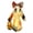 5.9" Patchwork Ghost #J, variant on 2026 Halloween Pumpkin Jack-O'-Lantern with Detachable Witch Hat Lid, Black Seaweed and Pumpkin Decorations Festive Fall Tabletop for Party Display and Holiday Shelf Decorating, 9.4Inch
