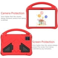 thumbnail image 2 of Kids-Friendly Case for Walmart Onn 10.1 Tablet Case 2024 Gen 4 (Model:100135925) Case,with Portable Handle & Kickstand,Shockproof EVA Foam Anti-Scratch Child Protector Tablet Case,Red, 2 of 7