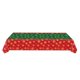 thumbnail image 2 of Mantel de plástico con temática navideña y diseño de árbol de Navidad, ideal para decoración de fiestas y catering., 2 of 6