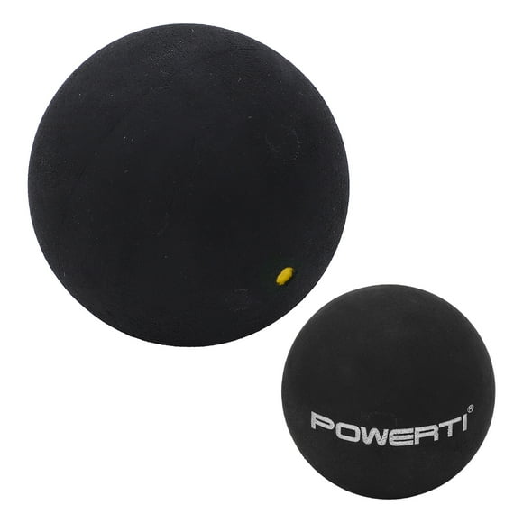 Balles de Squash à un Seul Point de 37 mm, Balles de Raquette de Squash en Caoutchouc pour Débutant, Compétition et Entraînement, Balles de Raquette de Squash à un Seul Point à Haut Rebond pour l'Entraînement, la Pratique et les Sports