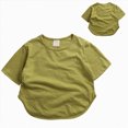 thumbnail image 2 of NOLDARES Boys T-Shirt Soft Cotton Short Sleeve, Breathable Graphic Tee for Kids & Teens, Casual Wear(Mint Green,6 Years), 2 of 8