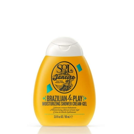 Mint Moisturizing Shower Gel - Sol de Janeiro Brazilian 4 Play Moisturizing Shower Cream-Gel, 3 Oz