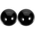 thumbnail image 1 of 2pcs Exquisite Chic Crystal Ball Study Room Desktop Black Crystal Ball Hand Exercise Ball, 1 of 8