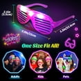thumbnail image 4 of 20 Pack LED Glasses Dance Party Favors Light up Glasses, Glow In The Dark Party Supplies Accessories for Kids Adult,New Years Eve Party Supplies 2026 Neon glasses Birthday Party Favors, 4 of 7